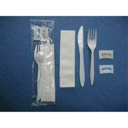 PRIMUS SOURCE Black Cutlery Kit, 6 Piece - Case of 250 75002970
